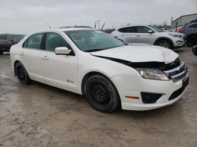 3FADP0L37CR374036 - 2012 FORD FUSION HYBRID WHITE photo 4