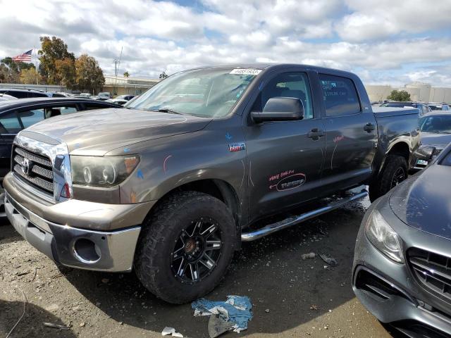 5TFEV54108X037947 - 2008 TOYOTA TUNDRA CREWMAX BROWN photo 1