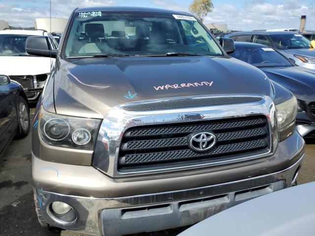 5TFEV54108X037947 - 2008 TOYOTA TUNDRA CREWMAX BROWN photo 5