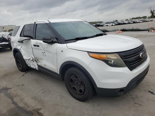 1FM5K8AR7FGA66181 - 2015 FORD EXPLORER POLICE INTERCEPTOR WHITE photo 4