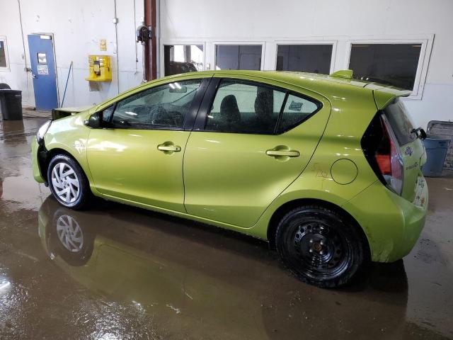 JTDKDTB36F1102475 - 2015 TOYOTA PRIUS C GREEN photo 2