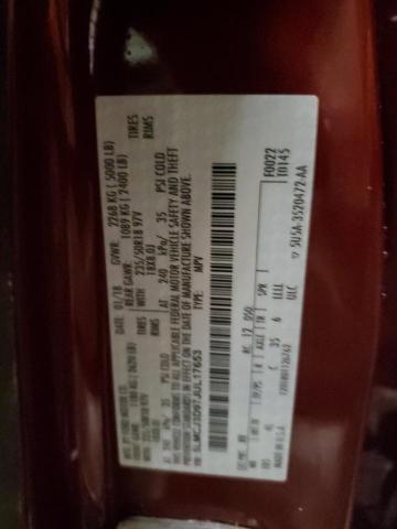 5LMCJ3D97JUL17653 - 2018 LINCOLN MKC RESERVE MAROON photo 12