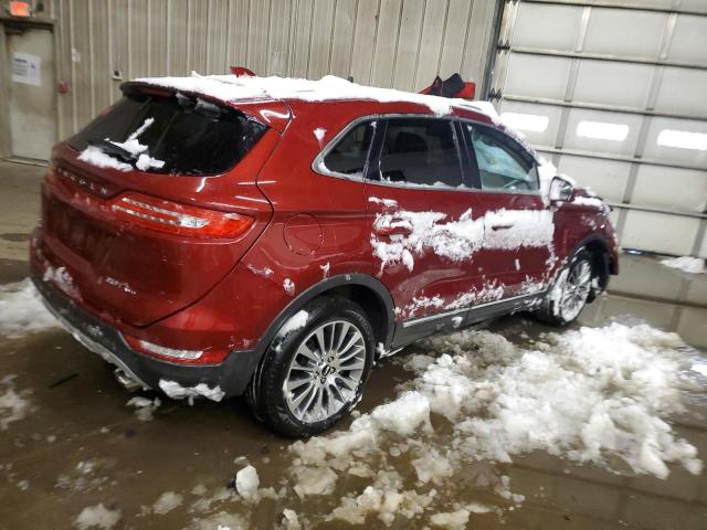 5LMCJ3D97JUL17653 - 2018 LINCOLN MKC RESERVE MAROON photo 3