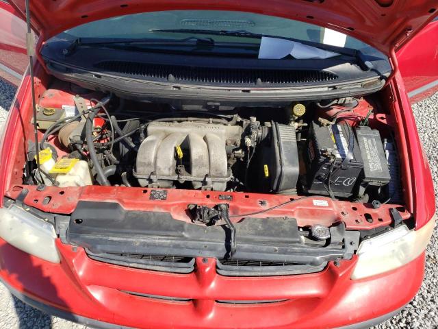 2B4FP25B5YR811433 - 2000 DODGE CARAVAN RED photo 12