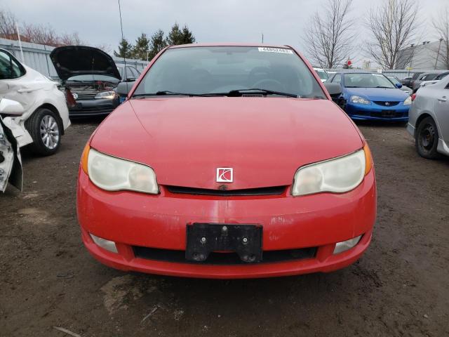 1G8AW18BX7Z153080 - 2007 SATURN ION LEVEL 3 RED photo 5