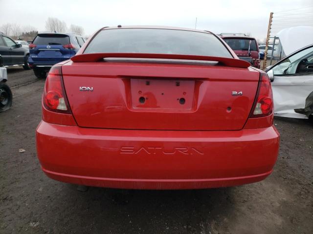 1G8AW18BX7Z153080 - 2007 SATURN ION LEVEL 3 RED photo 6