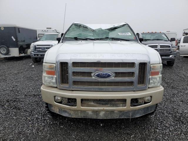 1FTWW31R29EB24455 - 2009 FORD F350 SUPER DUTY WHITE photo 5