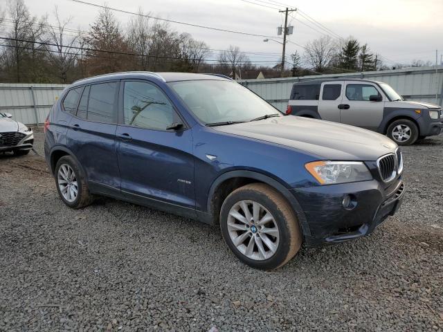 5UXWX9C56E0D23124 - 2014 BMW X3 XDRIVE28I BLUE photo 4