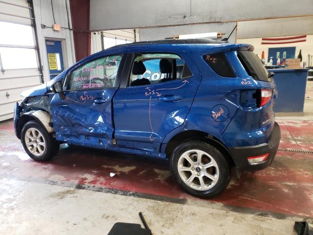MAJ6S3GL8KC283728 - 2019 FORD ECOSPORT SE BLUE photo 2