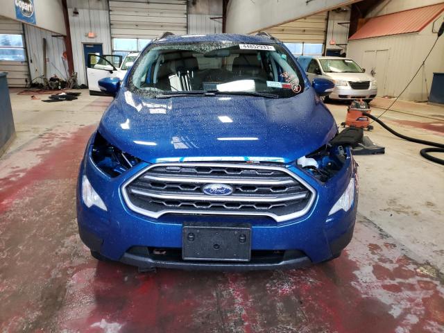 MAJ6S3GL8KC283728 - 2019 FORD ECOSPORT SE BLUE photo 5