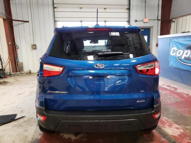 MAJ6S3GL8KC283728 - 2019 FORD ECOSPORT SE BLUE photo 6