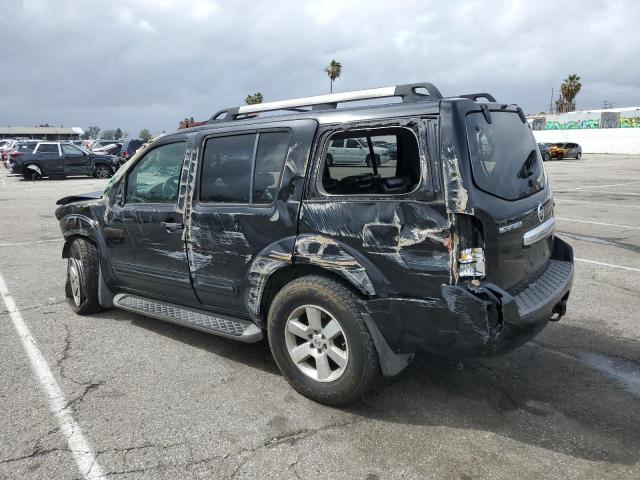 5N1AR18U78C617425 - 2008 NISSAN PATHFINDER S 黑色 照片 2