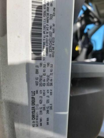 3C6TRVCG4EE110337 - 2014 RAM PROMASTER 2500 HIGH Ақ фото 10