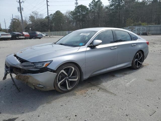 1HGCV1F33JA193022 - 2018 HONDA ACCORD SPORT SILVER photo 1