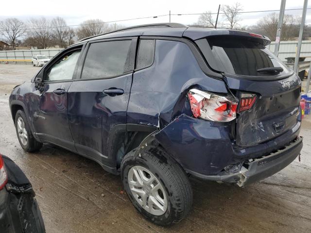 3C4NJCAB3JT411188 - 2018 JEEP COMPASS SPORT BLUE photo 2