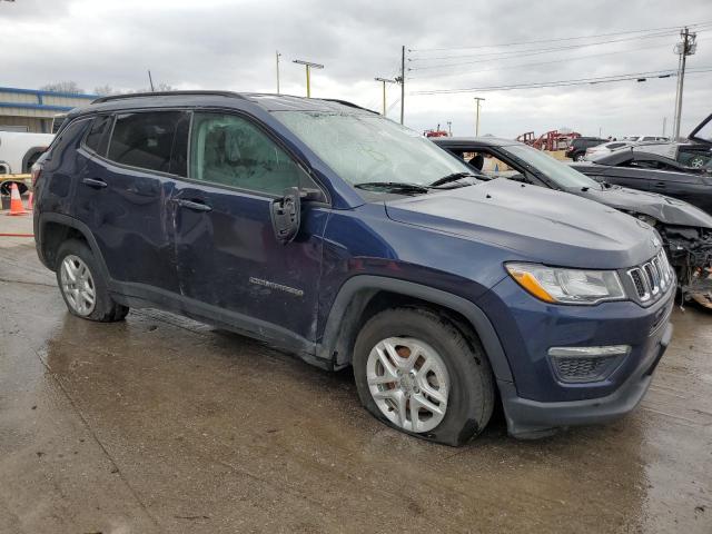 3C4NJCAB3JT411188 - 2018 JEEP COMPASS SPORT BLUE photo 4