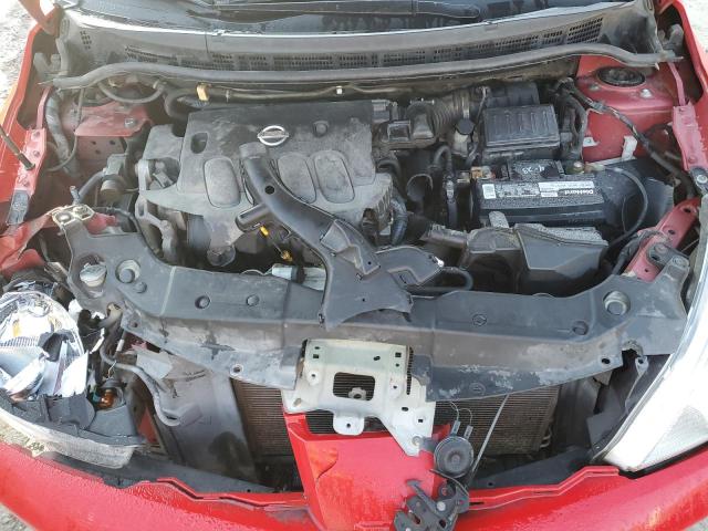 3N1BC1CP9BL483673 - 2011 NISSAN VERSA S RED photo 11