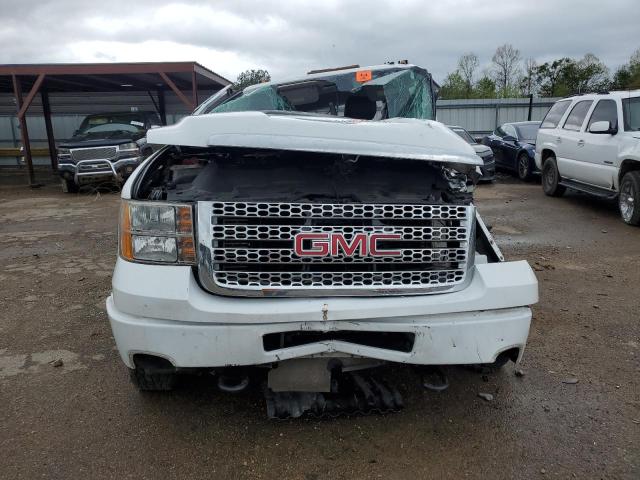 1GT426C82DF192668 - 2013 GMC SIERRA K3500 DENALI WHITE photo 5