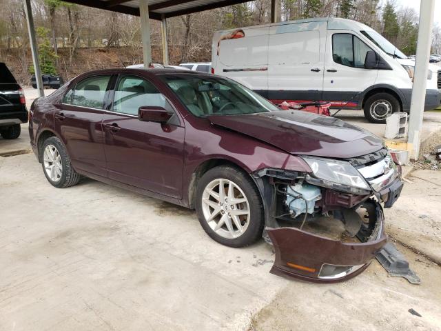 3FAHP0CG6CR400680 - 2012 FORD FUSION SEL BURGUNDY photo 4