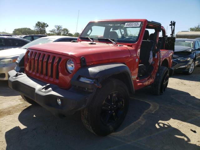 1C4GJXAG4JW276132 - 2018 JEEP WRANGLER SPORT RED photo 1