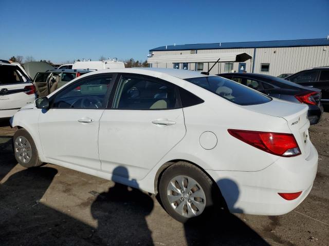 KMHCT4AEXGU080802 - 2016 HYUNDAI ACCENT SE WHITE photo 2