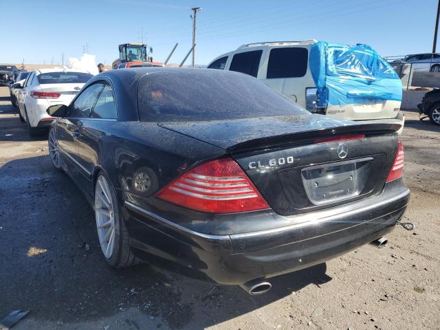 WDBPJ76J24A040129 - 2004 MERCEDES-BENZ CL 600 BLACK photo 2