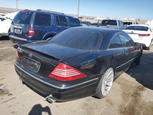 WDBPJ76J24A040129 - 2004 MERCEDES-BENZ CL 600 BLACK photo 3