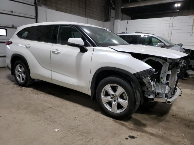 5TDBZRBH8MS141617 - 2021 TOYOTA HIGHLANDER L WHITE photo 4