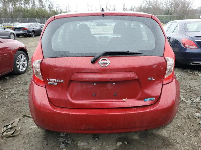 3N1CE2CP7EL432794 - 2014 NISSAN VERSA NOTE S RED photo 6