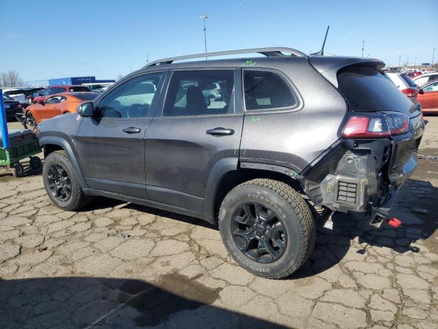 1C4PJMBXXKD186655 - 2019 JEEP CHEROKEE TRAILHAWK ნაცრისფერი ფოტო 2