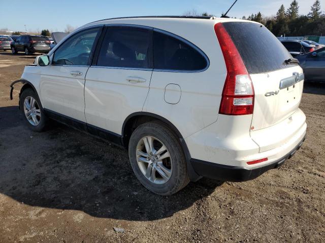 5J6RE4H70BL801461 - 2011 HONDA CR-V EXL WHITE photo 2