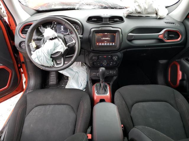 ZACNJBC12LPM06795 - 2020 JEEP RENEGADE TRAILHAWK ORANGE photo 8