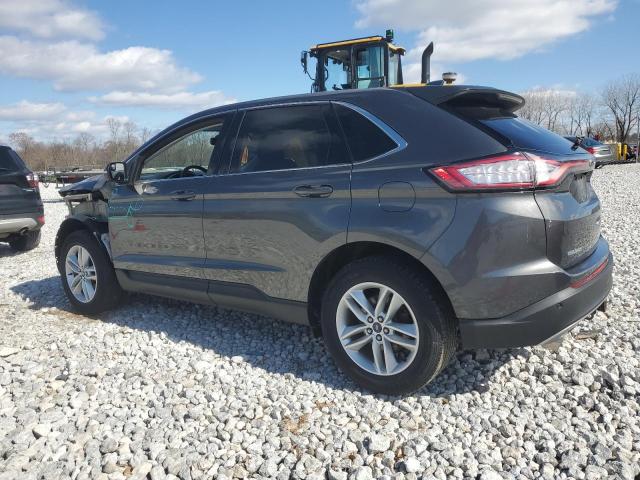 2FMPK4J85JBB24166 - 2018 FORD EDGE SEL GRAY photo 2