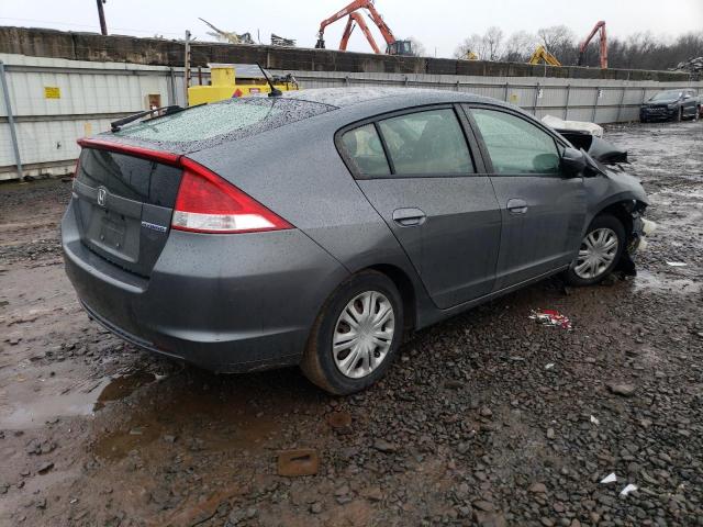 JHMZE2H54BS010332 - 2011 HONDA INSIGHT LX GRAY photo 3