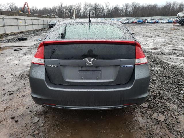 JHMZE2H54BS010332 - 2011 HONDA INSIGHT LX GRAY photo 6