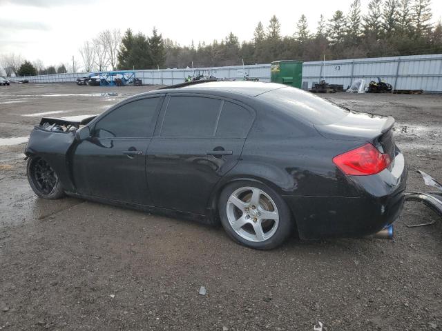 JNKBV61F07M823254 - 2007 INFINITI G35 BLACK photo 2