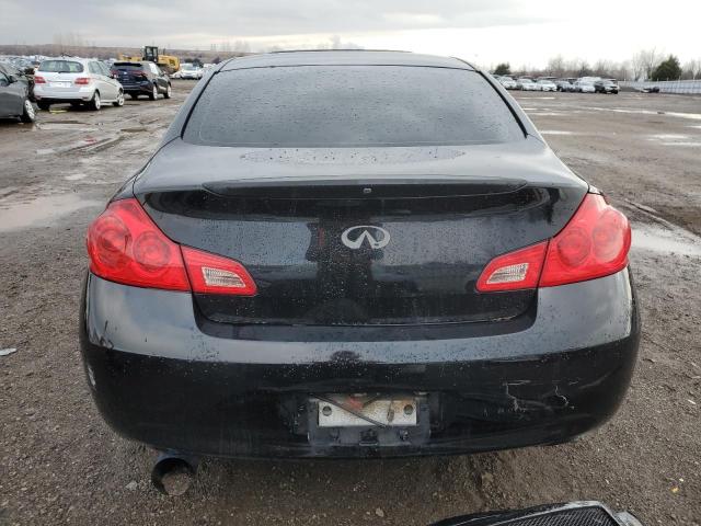 JNKBV61F07M823254 - 2007 INFINITI G35 BLACK photo 6