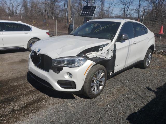 5UXKU2C52K0Z63810 - 2019 BMW X6 XDRIVE35I WHITE photo 2