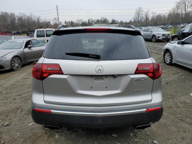 2HNYD2H40DH503193 - 2013 ACURA MDX TECHNOLOGY SILVER photo 6