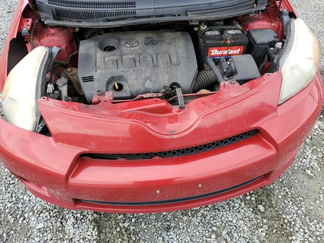 JTKKU4B40C1020082 - 2012 TOYOTA SCION XD RED photo 11