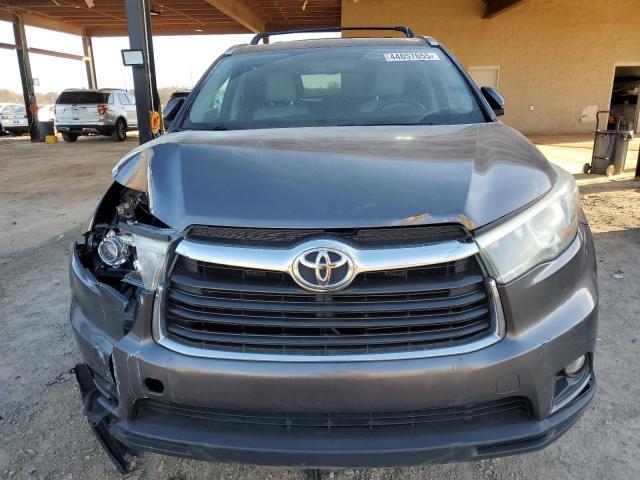 5TDKKRFH0FS090132 - 2015 TOYOTA HIGHLANDER XLE 灰色 照片 5