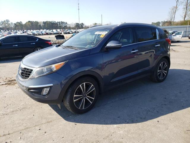 KNDPC3A69G7831525 - 2016 KIA SPORTAGE EX BLUE photo 1