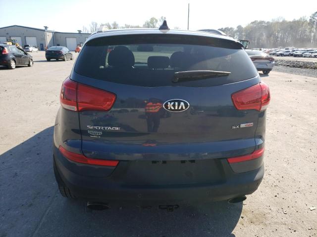 KNDPC3A69G7831525 - 2016 KIA SPORTAGE EX BLUE photo 6