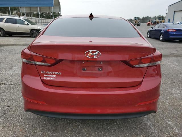 KMHD84LF2HU401647 - 2017 HYUNDAI ELANTRA SE RED photo 6