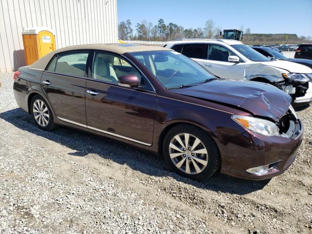 4T1BK3DB2BU393863 - 2011 TOYOTA AVALON BASE BURGUNDY photo 4