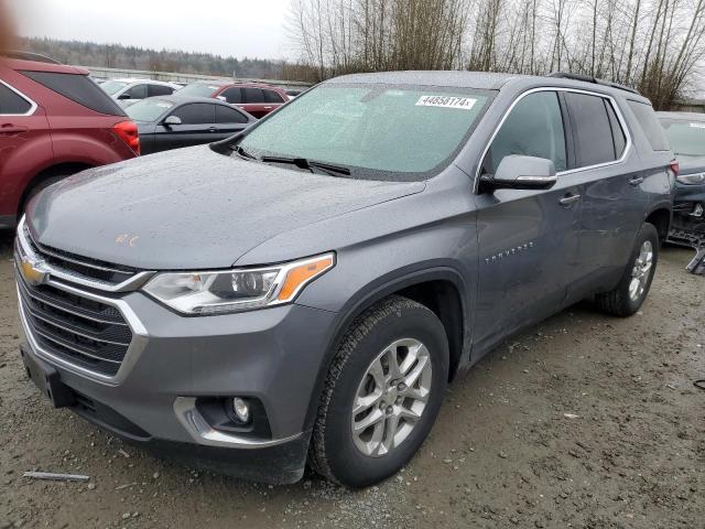 1GNEVGKW0LJ240186 - 2020 CHEVROLET TRAVERSE LT GRAY photo 1