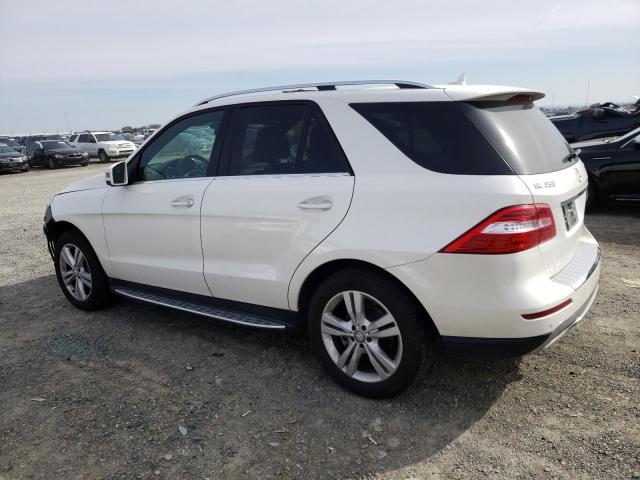 4JGDA5HB3EA427798 - 2014 MERCEDES-BENZ ML 350 4MATIC WHITE photo 2