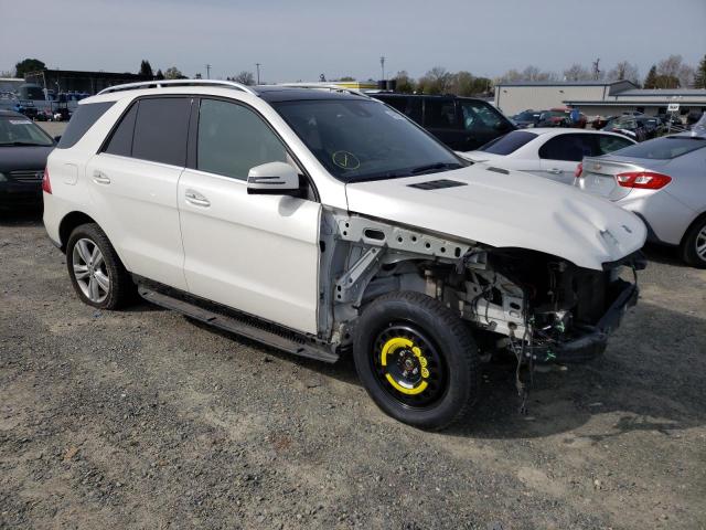 4JGDA5HB3EA427798 - 2014 MERCEDES-BENZ ML 350 4MATIC WHITE photo 4