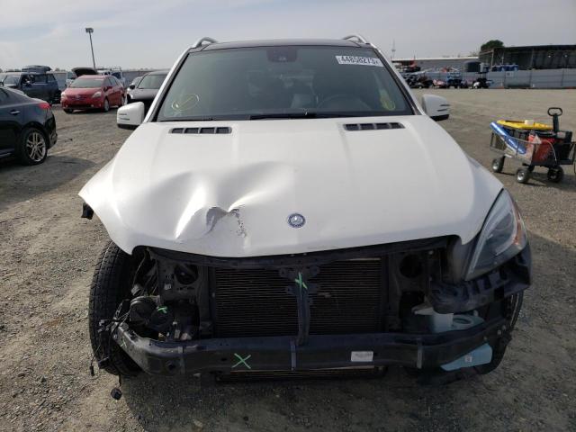 4JGDA5HB3EA427798 - 2014 MERCEDES-BENZ ML 350 4MATIC WHITE photo 5
