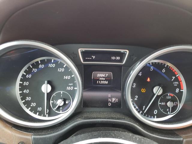 4JGDA5HB3EA427798 - 2014 MERCEDES-BENZ ML 350 4MATIC WHITE photo 9